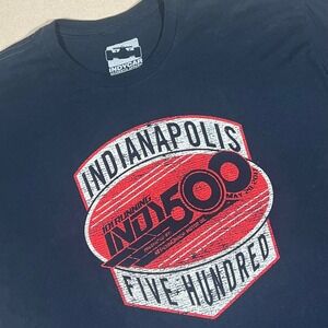 IndyCar Indianapolis Indy 500 Racing Graphic‎ T-Shirt Mens XL Black